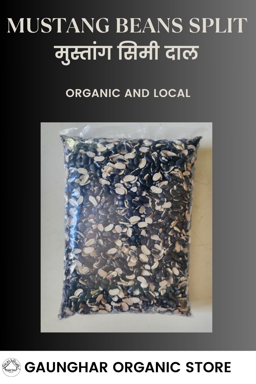 Mustang Black Beans Splite 1Kg